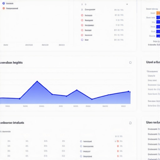 Screenshot of AI-powered local SEO analytics dashboard with charts and data points.