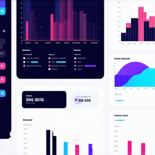 Futuristic dashboard displaying local SEO analytics and AI optimization tools