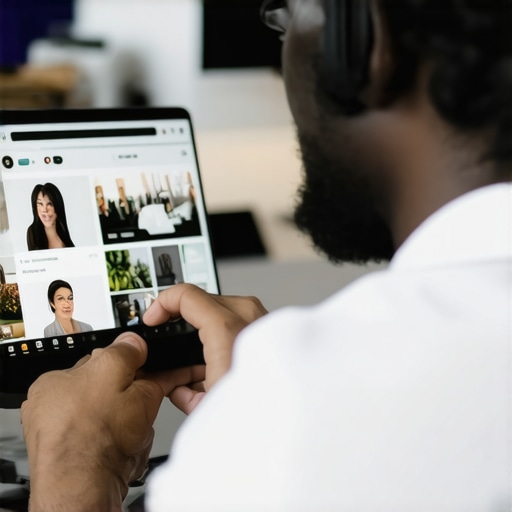 Business owner uploading images and videos to GMB profile