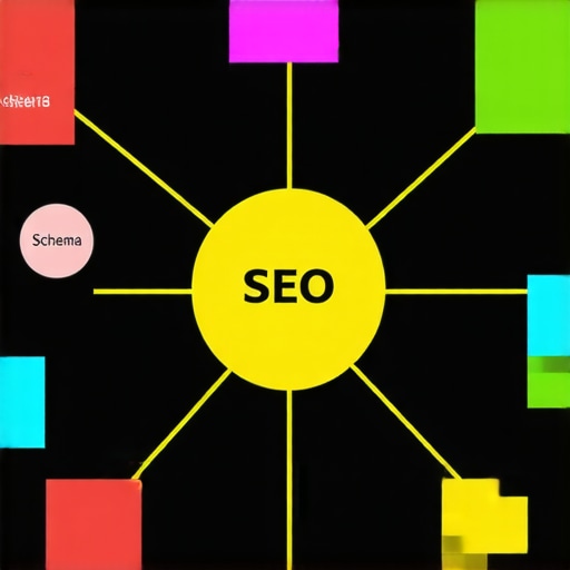 Illustration of interconnected elements in local SEO strategy