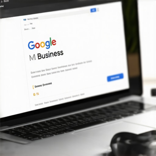 Google My Business profile with strategic keywords and images