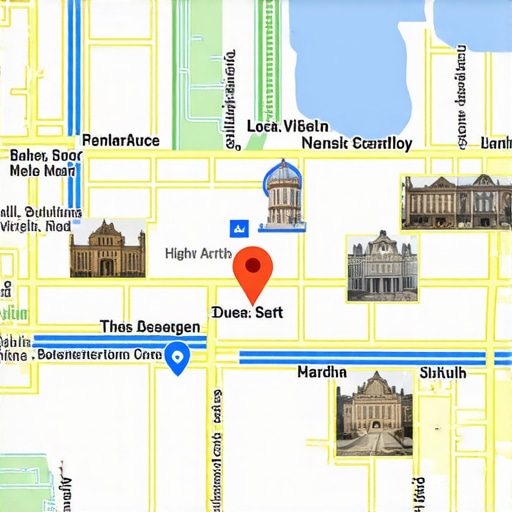 AR map overlay showing local businesses and landmarks for immersive user experience