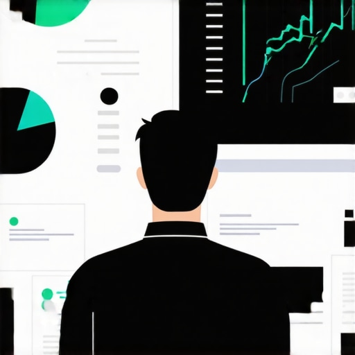 Illustration of AI analytics dashboard with local SEO metrics