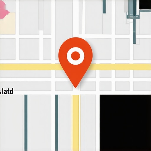 Digital map with geospatial markers and business data overlays