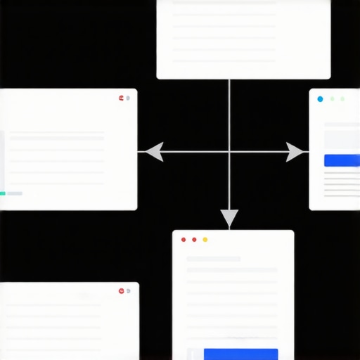 Diagram showing how structured data enhances search result visibility