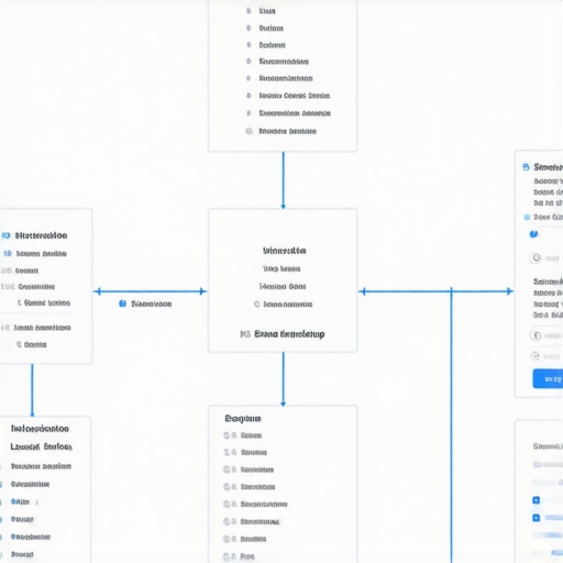 Diagram illustrating schema markup implementation for local business