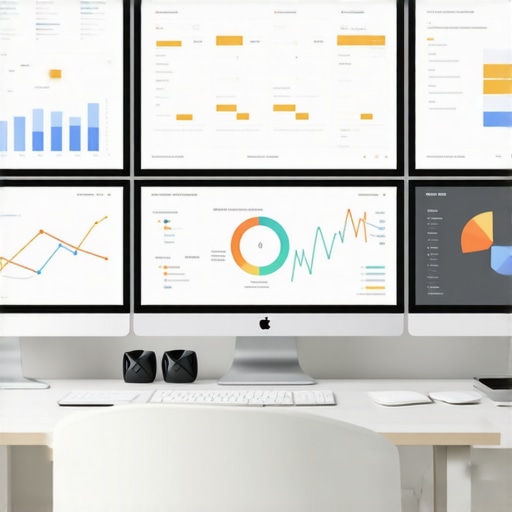 Advanced Local SEO Analytics Dashboard A dashboard displaying local SEO performance metrics with maps and analytics charts.