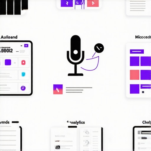 Advanced Local SEO Strategies Illustration Diagram depicting voice search optimization, AI analytics, and micro-moments in local SEO.