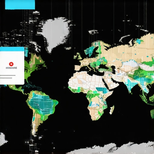 Illustration of AI-driven local SEO optimization with map analytics and schema management