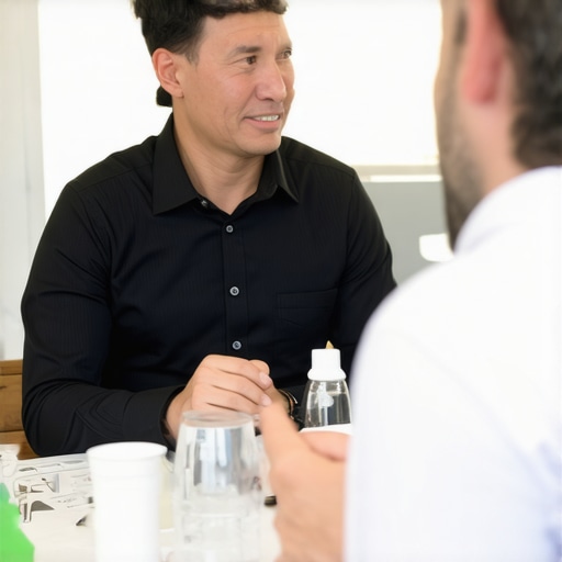 Community Engagement for Local SEO Business owner interacting with community at a local event to boost local map rankings