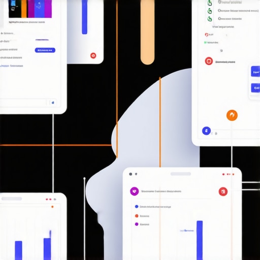 Enhanced Local Map Interface with Analytics Screenshot of a digital map showing local business listings with engagement analytics overlay