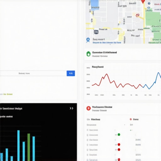 Dashboard displaying local SEO analytics and map ranking insights for rapid growth.