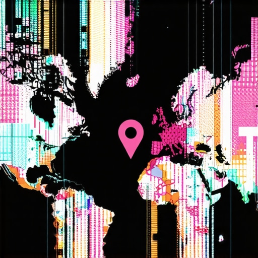 A detailed map with multiple location pins highlighting targeted areas.