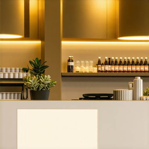 A virtual tour showcasing local business amenities with embedded SEO tags