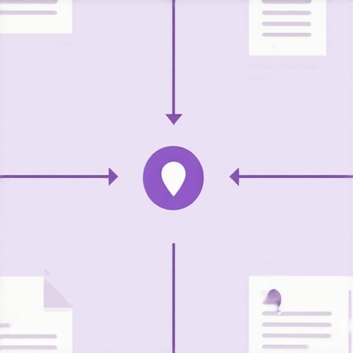 Schema Markup Components Diagram Illustrative diagram showing local business schema markup elements with icons.