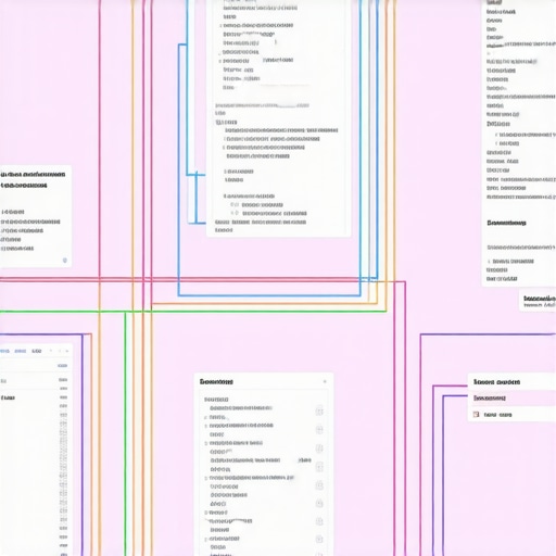Diagram showing schema.org markup tags integrated into local business website code.