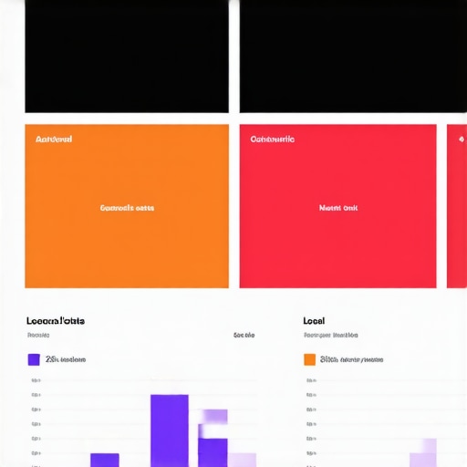 AI-Powered Local Search Analytics Dashboard Screenshot of an AI-based analytics tool analyzing local search signals and map rankings
