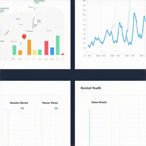 Advanced Local SEO Analytics Dashboard Dashboard with local SEO performance metrics, map rankings, and traffic data.