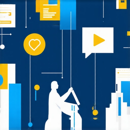 Diagram showing interconnected local SEO tactics including AI data analysis, community links, and hyperlocal content.
