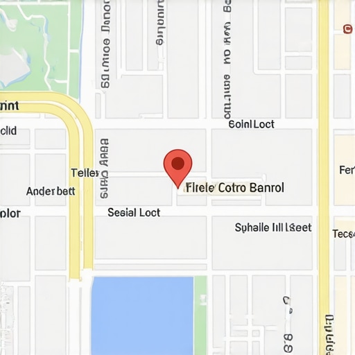 Advanced Map Optimization Visual A digital map showcasing layered local data points and schema markup for SEO