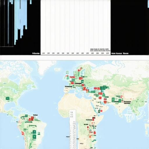 A detailed analytics dashboard displaying geo-behavioral trends and proximity signals for local SEO optimization.