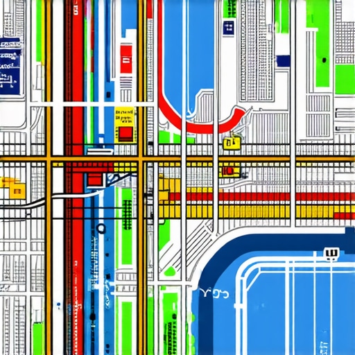Futuristic digital city map showing AI signals impacting local search visibility.