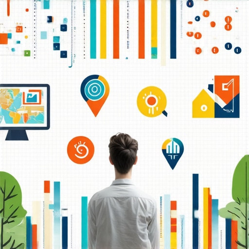 A professional analyzing digital maps and signals with advanced SEO tools.