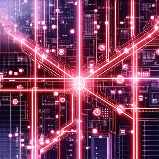 City map highlighting data points and AI signals for local SEO