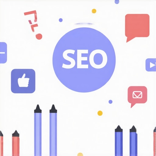 Local Content Strategies in Action Map with multimedia interactives and community icons representing local SEO tactics.