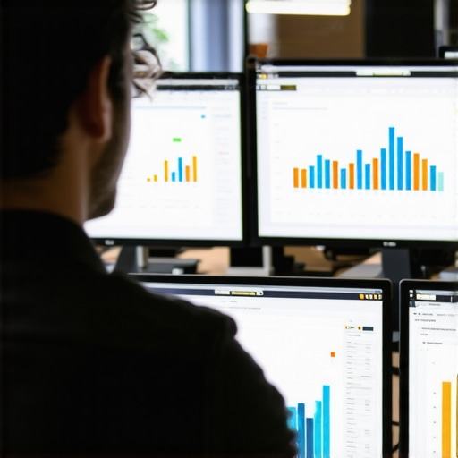 Expert analyzing local SEO performance data for map growth.