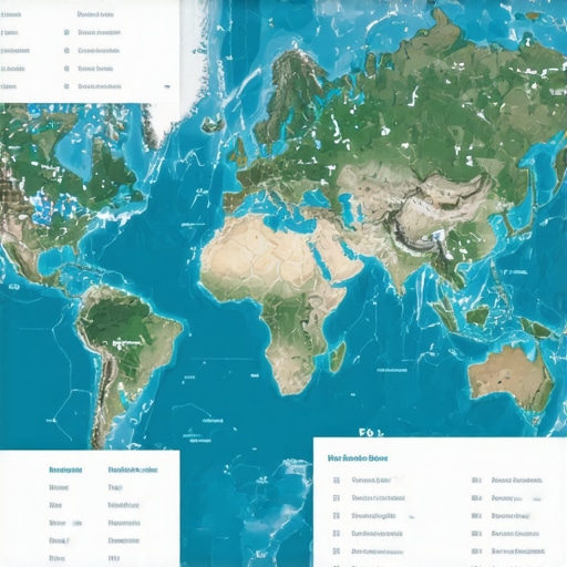 Visual representation of AI analyzing local business data on a digital map.