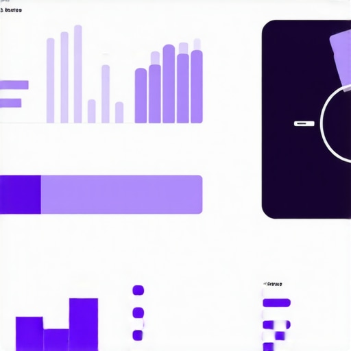 Screenshot of an AI-powered local SEO analytics dashboard showing trends and predictions.