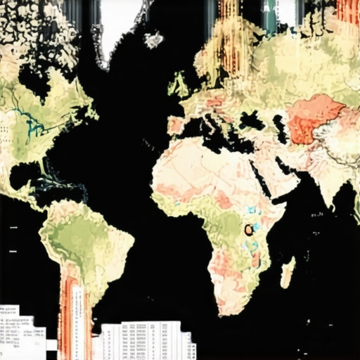 A digital map with location pins illustrating geospatial data optimization in local search.