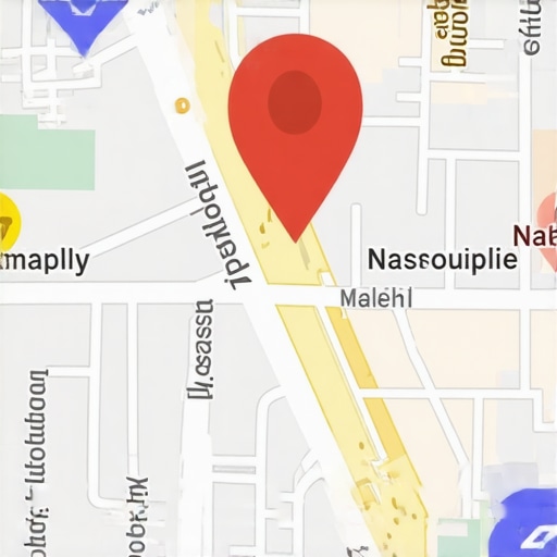 Digital map showing local signals with analytics overlays