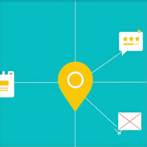 Illustration of layered local SEO signals interconnected for ranking dominance