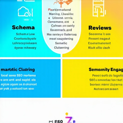 Diagram showing local signal layers boosting map rankings