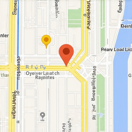 Map highlighting hyper-local signals and geofencing zones for enhanced local SEO