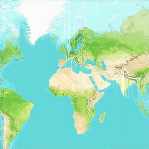 Diagram showing various local SEO signals layered over a geographic map, illustrating their combined impact on rankings.