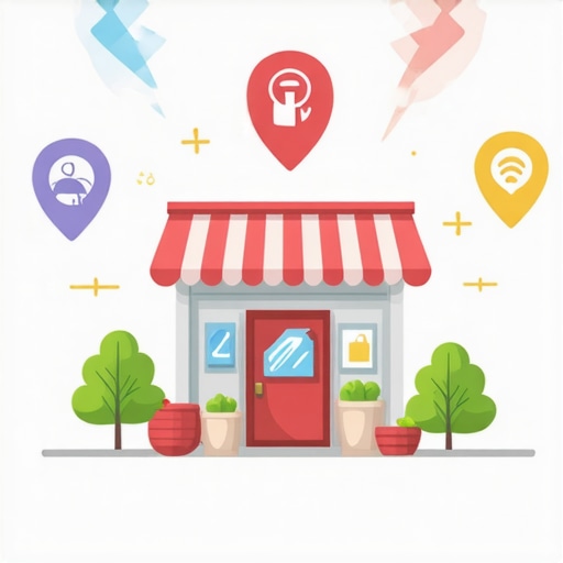 Visual representation of local business signals interconnected through community and digital relevance