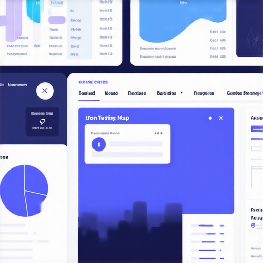 Screenshot of an SEO dashboard showing map ranking metrics and data analysis