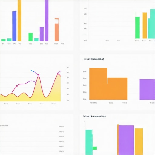A detailed digital dashboard showing various micro-parameters affecting local search rankings, with graphs and metrics.
