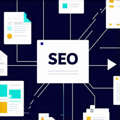 Diagram illustrating structured data markup enhancing local search rankings.
