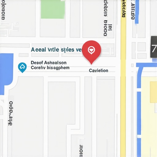 Map interface showing micro-moment signals like reviews and geo-tags for local SEO