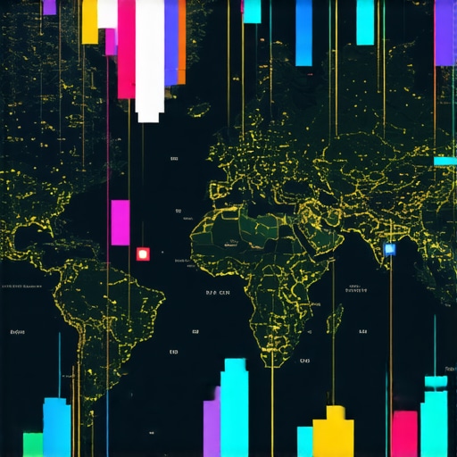A detailed map highlighting geo-tags and visual signal markers.