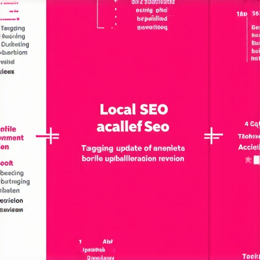 Infographic illustrating micro-movement tactics such as profile updates, geo-tagging, and review strategies for faster local rankings.